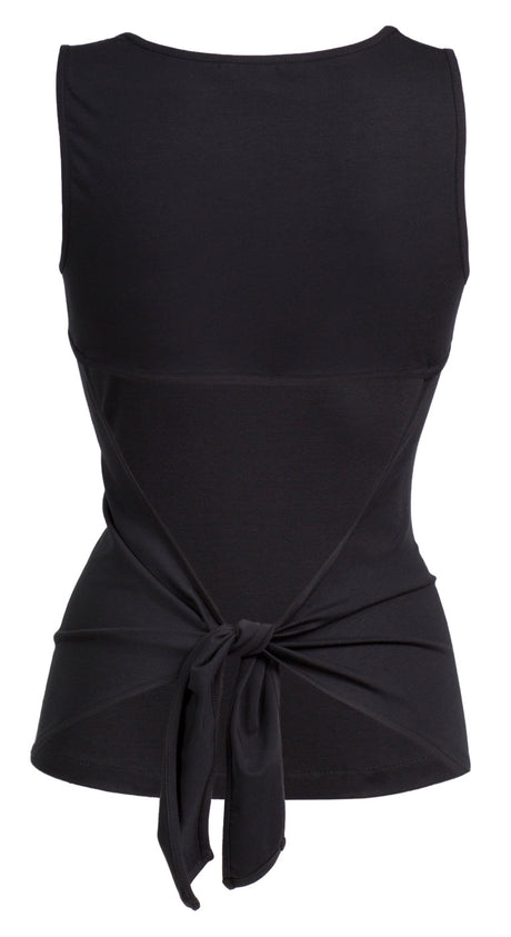 Top "Open Back" - black