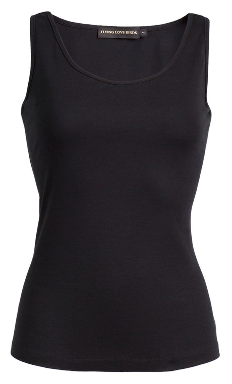 Top "Open Back" - black