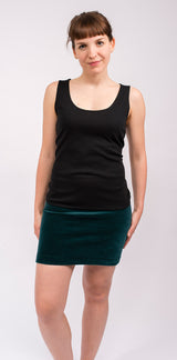 Top "Open Back" - black