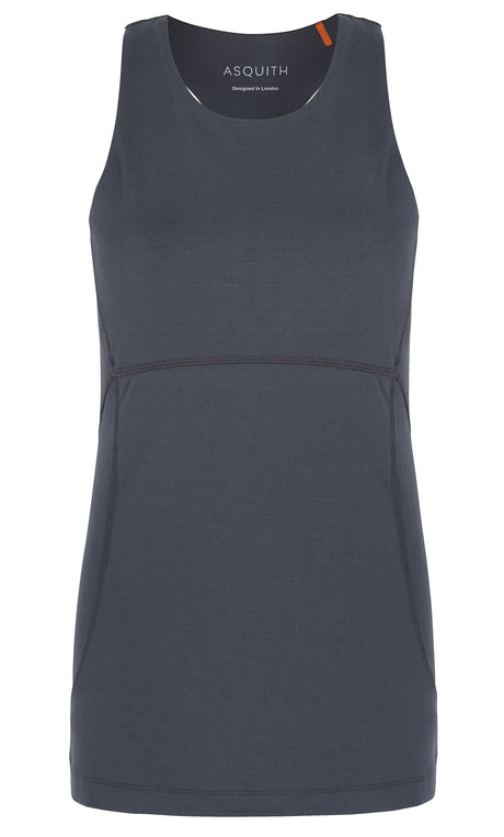 Yoga-Tank-Top "Radiance Racer" - smoke