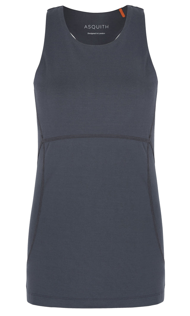 Yoga-Tank-Top "Radiance Racer" - smoke
