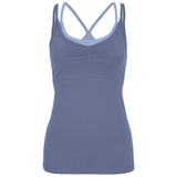 Yoga-Top Sofia - bluegrey