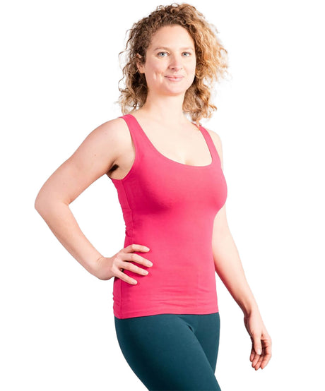 Yoga-Top "Sohang" - himbeere