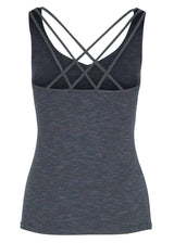 Yoga-Top "Nouri" - antracite melange