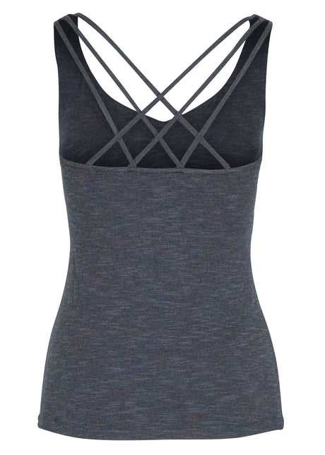 Yoga-Top "Nouri" - antracite melange