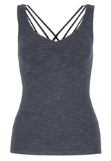 Yoga-Top "Nouri" - antracite melange