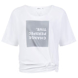 T-Shirt Akasha change - white