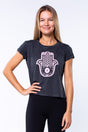 T-Shirt "Hamsa" - schwarz