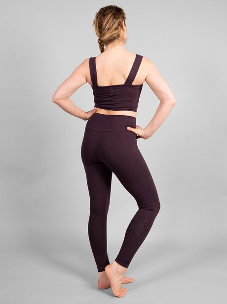 Vega Yoga Legging - Dark Purple