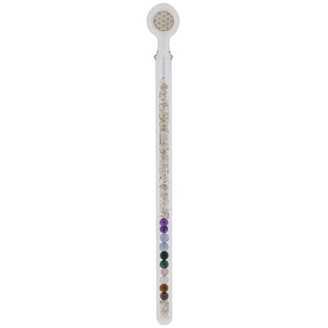 Kristall-Vitalstab - 5 Elemente Mischung