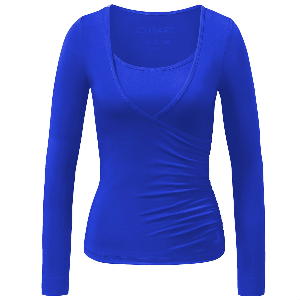 Wrap-Shirt - royal blue