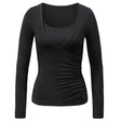 Wrap-Shirt - black