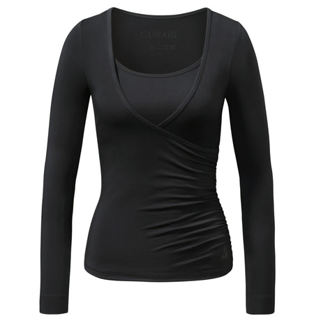 Wrap-Shirt - black