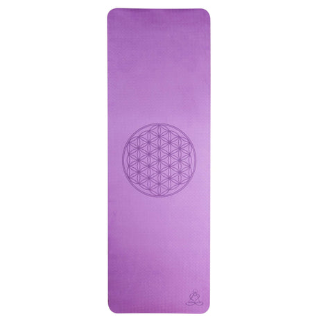 Yogamatte TPE ecofriendly - Blume des Lebens