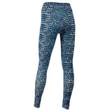 Yoga-Leggings Croco - petrol