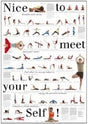 Yoga-Poster mit 67 Asanas, Nice to meet Your Self