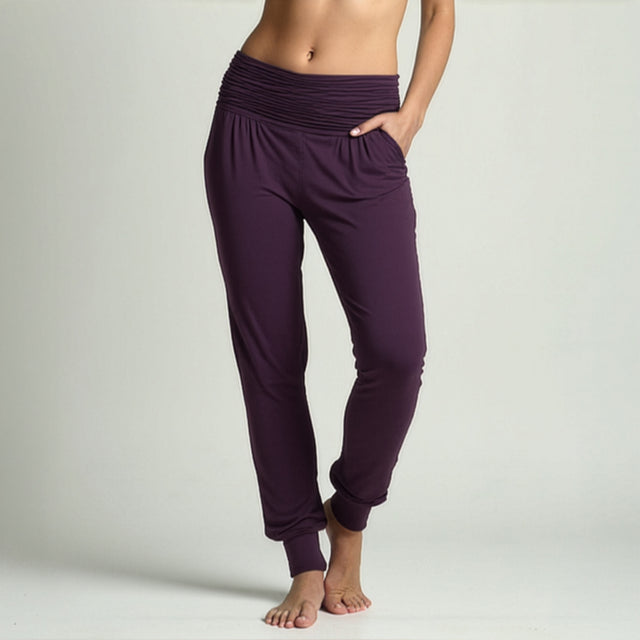 Yoga-Harempants "ala" - elderberry
