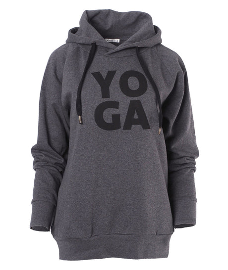 Yoga-Hoodie Rudra - grey marl