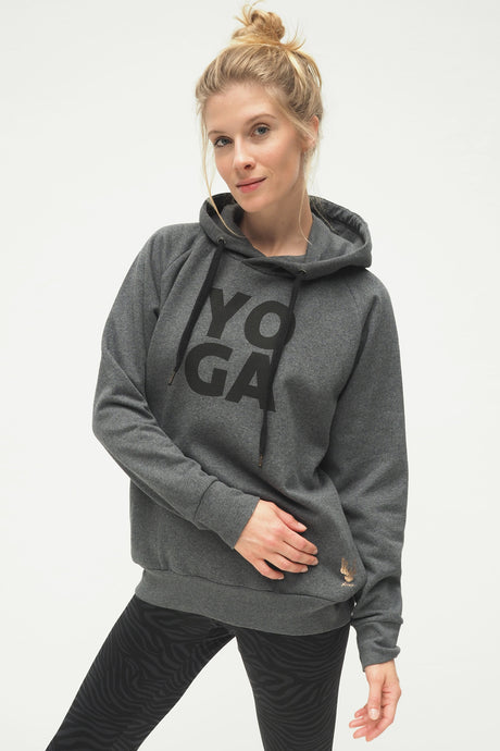 Yoga-Hoodie Rudra - grey marl