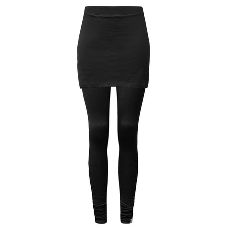 Yoga-Leggings with Skirt - black