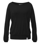 Yoga-Longsleeve "ala" - black