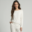 Yoga-Longsleeve "ala" - ivory