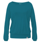 Yoga-Longsleeve "ala" - petrol