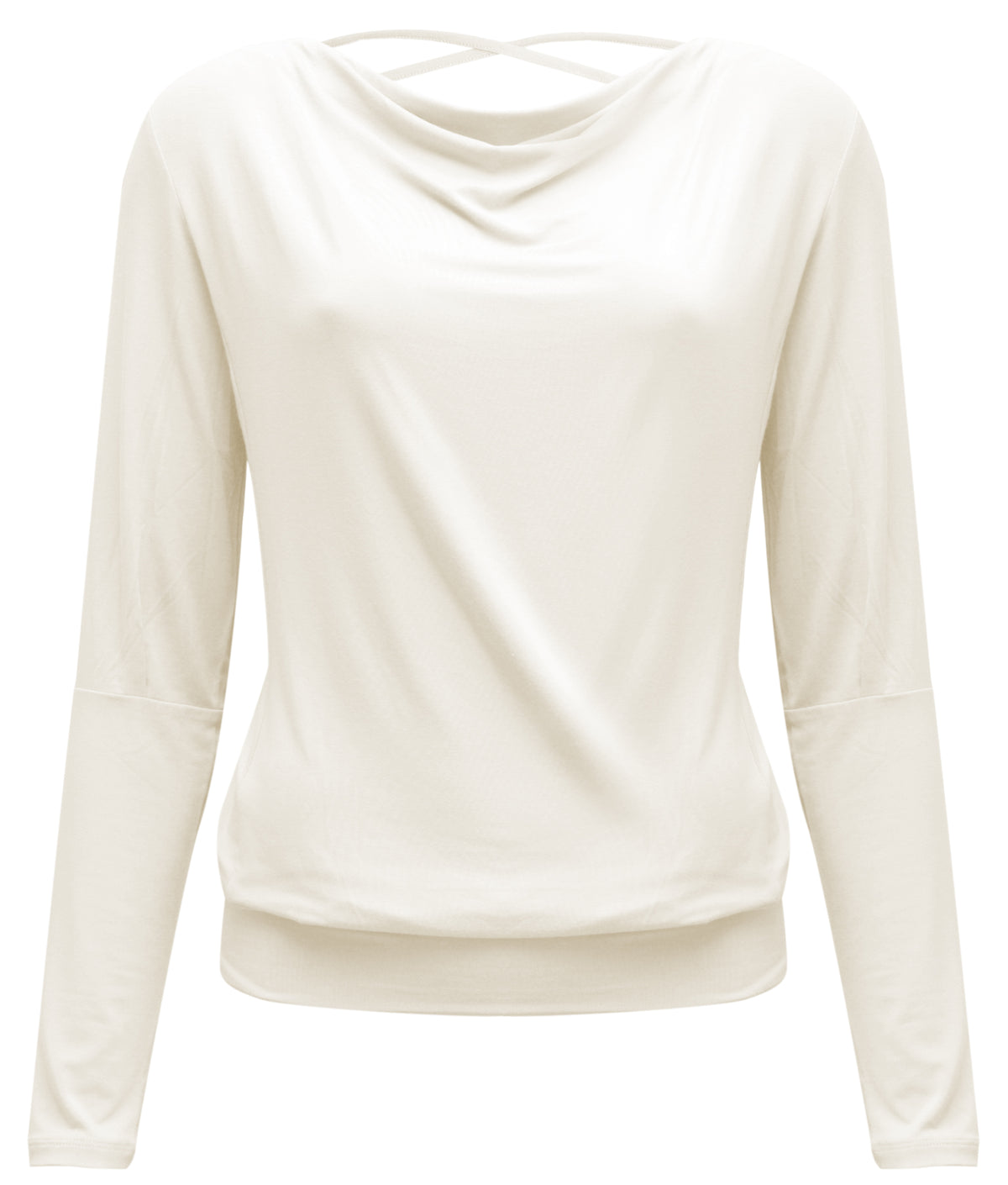 Yoga-Longsleeve flowing shakti "ala" - ivory