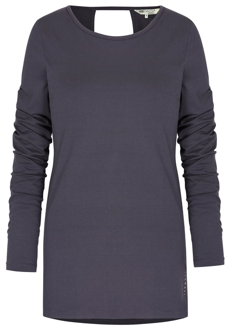 Yoga-Top "Open Back" - pebble