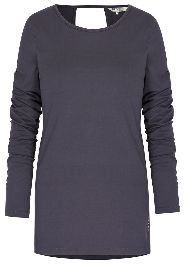 Yoga-Top "Open Back" - pebble