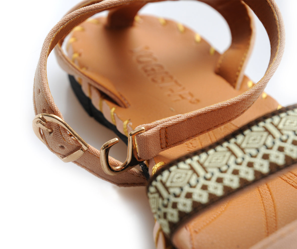 Yoga-Sandalen easy strap - beige