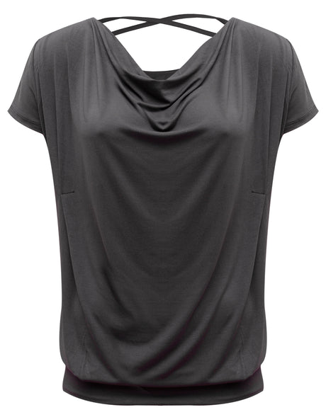 Yoga-Shirt flowing batwing "ala" – stonehenge