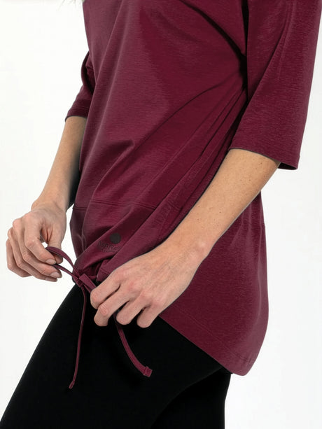 Yoga-Shirt Sara - Dark Red
