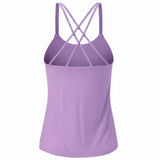 Yoga-Bra Spaghetti Top - lilac