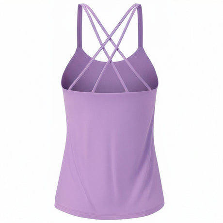 Yoga-Bra Spaghetti Top - lilac