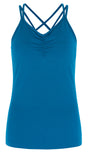 Yoga-Top "conquer cami"- teal