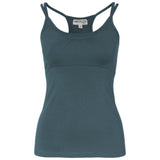 Yoga-Top "rheia" - pine green