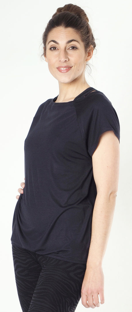 Yoga-T-Shirt "Jiva Tee" - anthracite