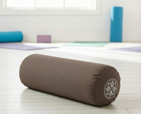 Yoga-Bolster - rund - vintage - cotton - basic