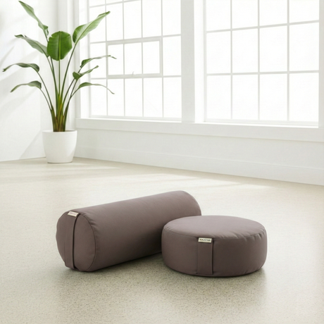 Yoga-Set Ananda (Meditationskissen Dhyana + Yoga-Bolster Samtosha)