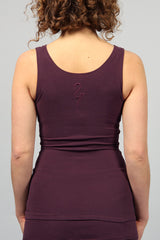 Yoga-Top "Sohang" - plum