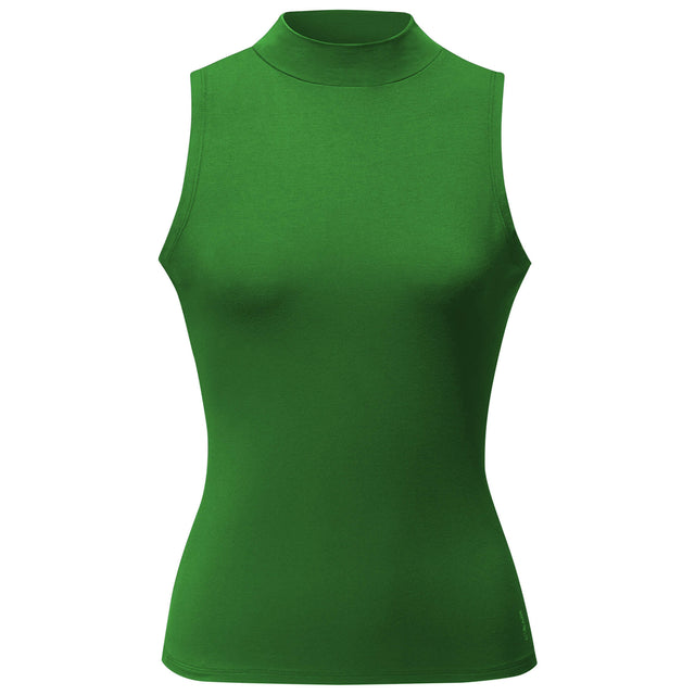Yoga Top Stand Up Collar - classic green