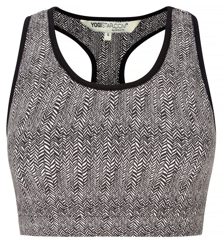 Yoga-Bra "Balance" - herringbone