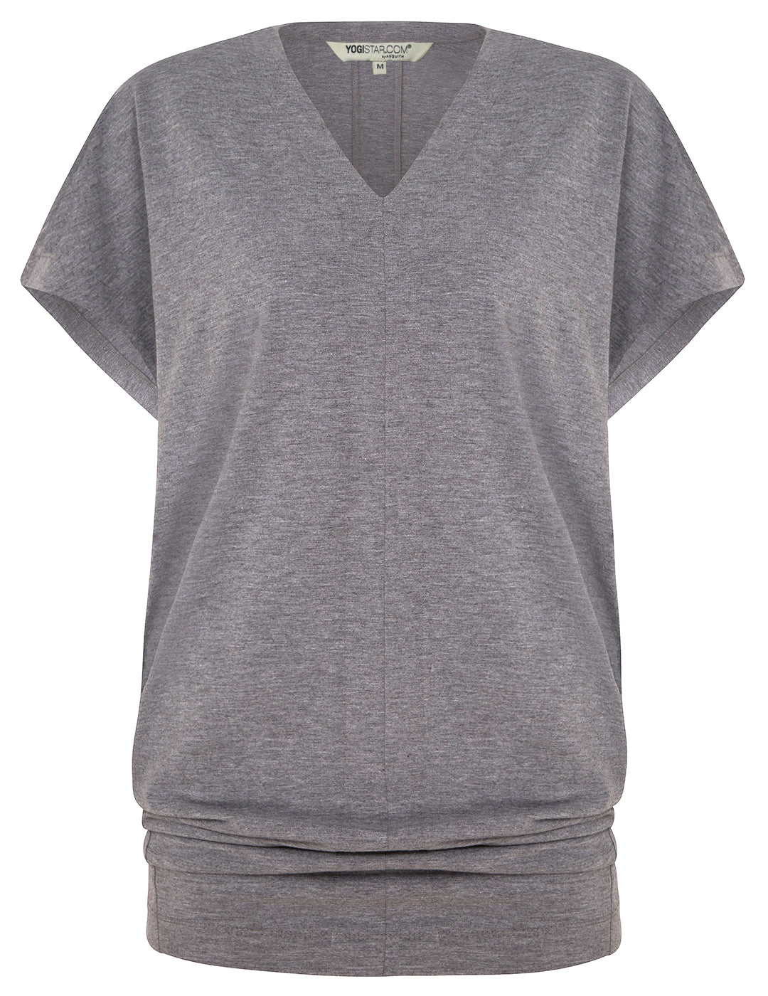 Yoga-T-Shirt "Freedom" - pale grey marl