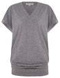 Yoga-T-Shirt "Freedom" - pale grey marl