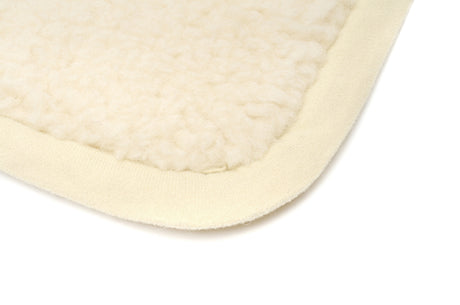 Yogamatte yogimat® natur - Schurwolle - umsäumt