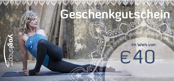 YOGISHOP-Geschenkgutschein